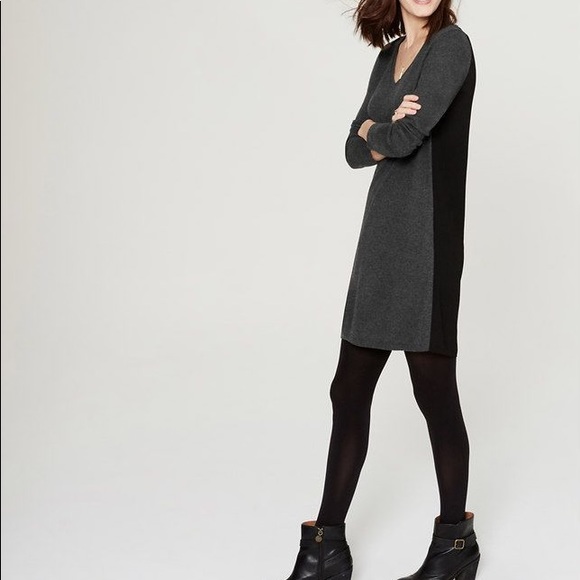 Loft Mixed Media Sweater Dress 